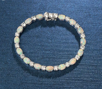 Birthstone Bracelets Sterling Silver