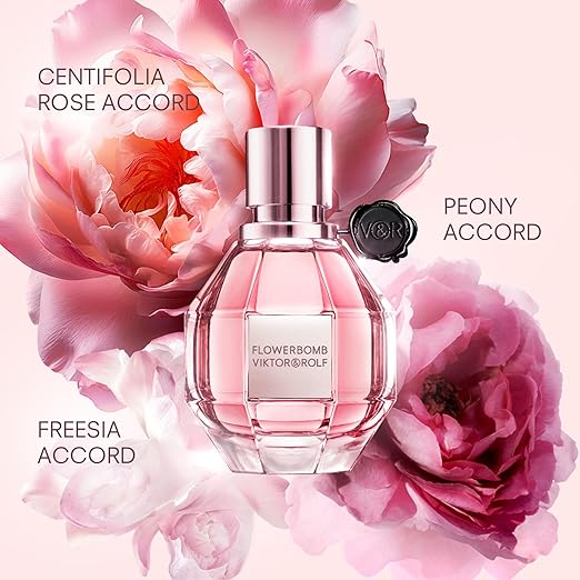 Viktor&Rolf - Flowerbomb Eau de Parfum - Women's Perfume - Floral & Woody - With Notes of Rose, Peony & Patchouli