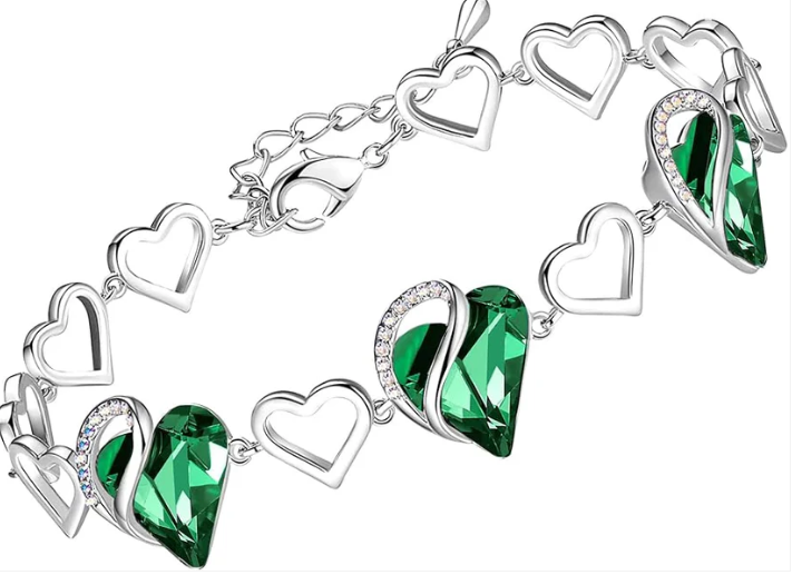 Leafael Infinity Love Heart Link Bracelets