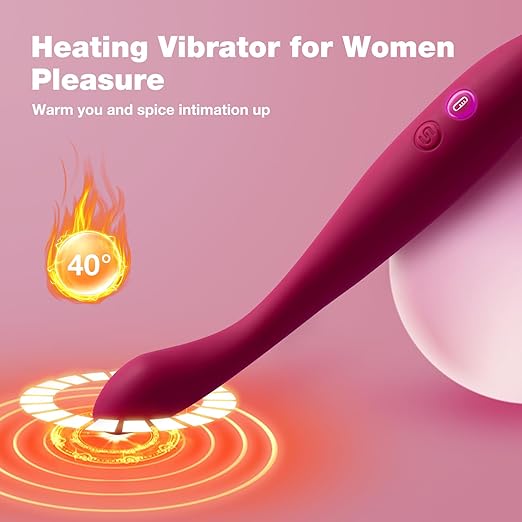 Heated G-Spot Vibrator Sex Toy - SVAKOM 2024 Updated APP Remote Control Heating Finger Vibrators with 5 * 5 Vibrations - Clitoral Vibe Personal Wand Massagers Adult Sex Toys for Women Climax Pleasure