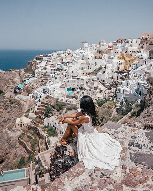 Santorini, Greece - a romantic blend of blue and white