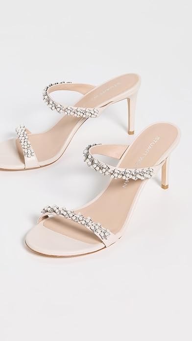 Stuart Weitzman Women's Poppy Slide Heels 75mm