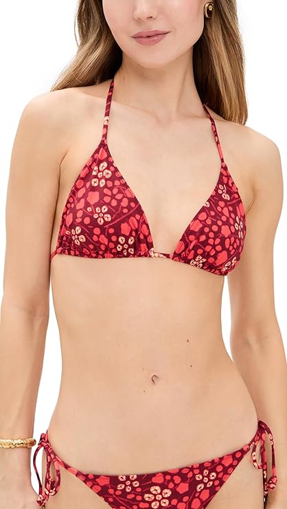 Ulla Johnson Women's Keaton Triangle Bikini Top