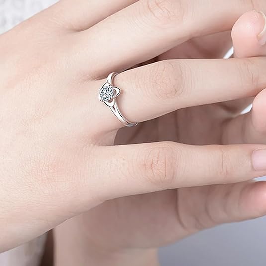 14K White Gold 1 Carat Diamond Ring For Women Wedding Engagement Ring For Womens IGI Certified, Gift For Her, Jewelry For Women