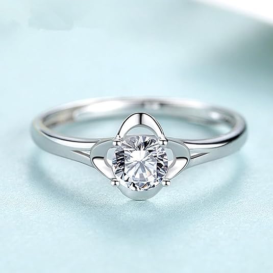 14K White Gold 1 Carat Diamond Ring For Women Wedding Engagement Ring For Womens IGI Certified, Gift For Her, Jewelry For Women