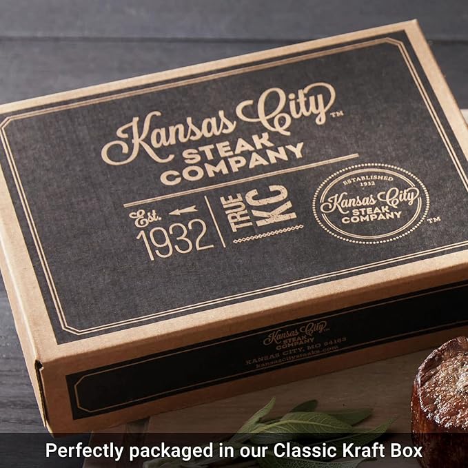 Premium Chilean Sea Bass Fillets- 4 Buttery Flavor, Wild Caught Fillets, 7 oz each from Kansas City Steak Company - Perfect for Grilling & Baking