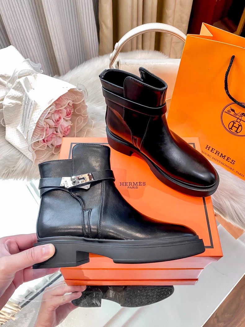 (Hermès) Veo Ankle Boots