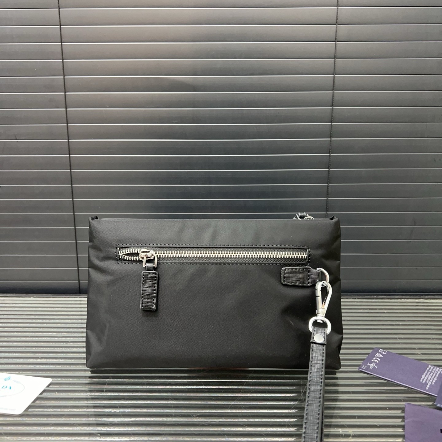 Prada Saffiano Leather Pouch