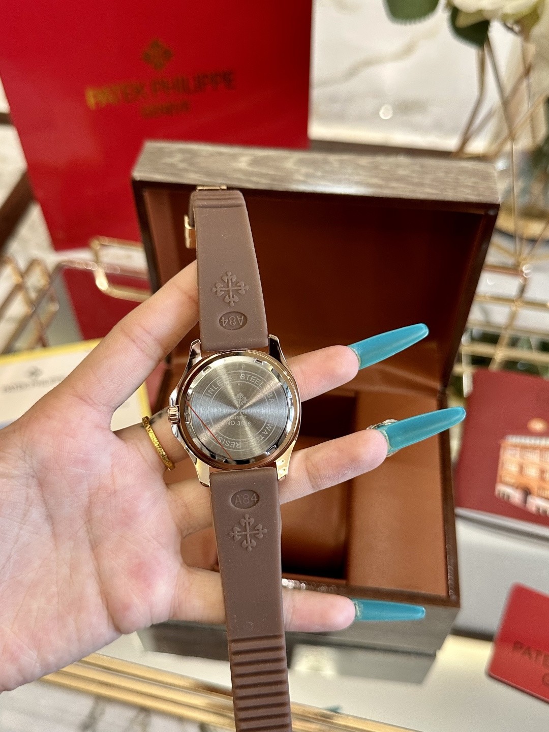 Patek Philippe Aquanaut Luce Collection Rose Gold Diamond-Set Watch