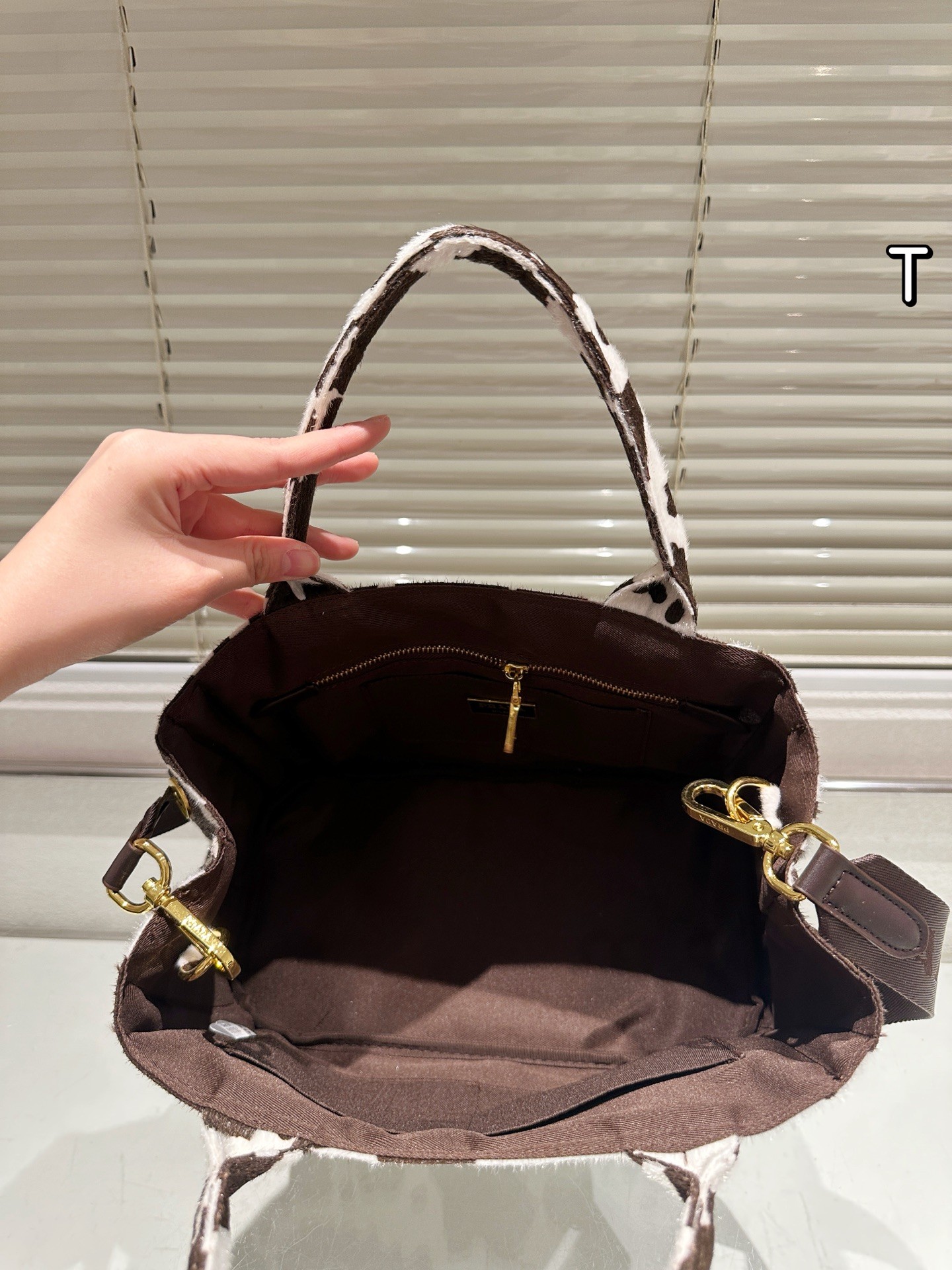 Prada Bonnie Medium Printed Leather Handbag