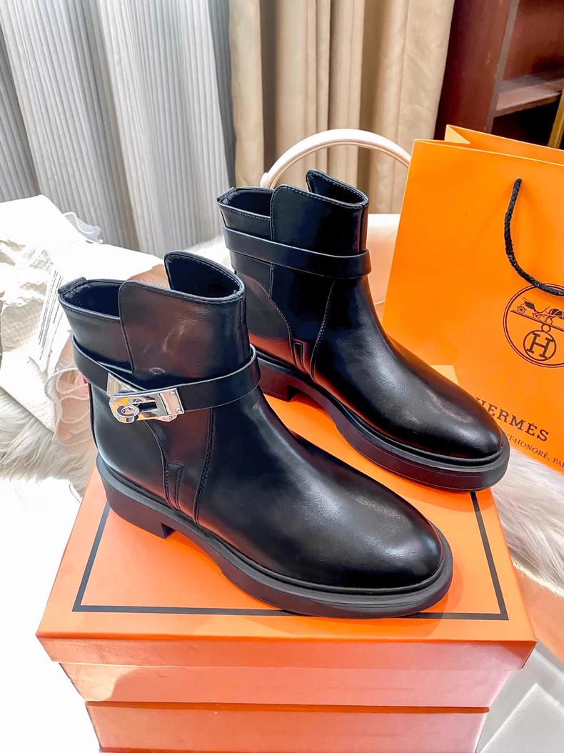 (Hermès) Veo Ankle Boots