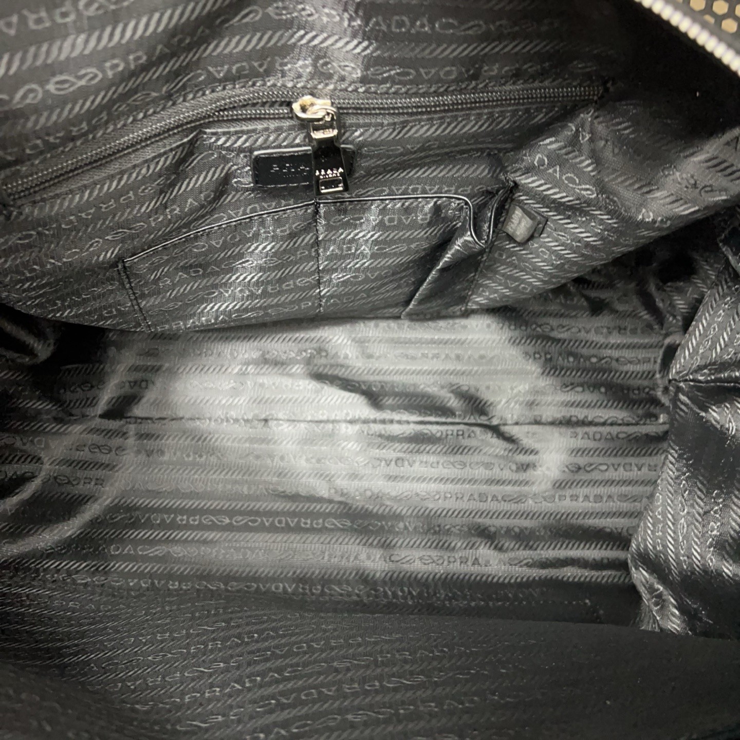 Prada Black Nylon Travel Bag