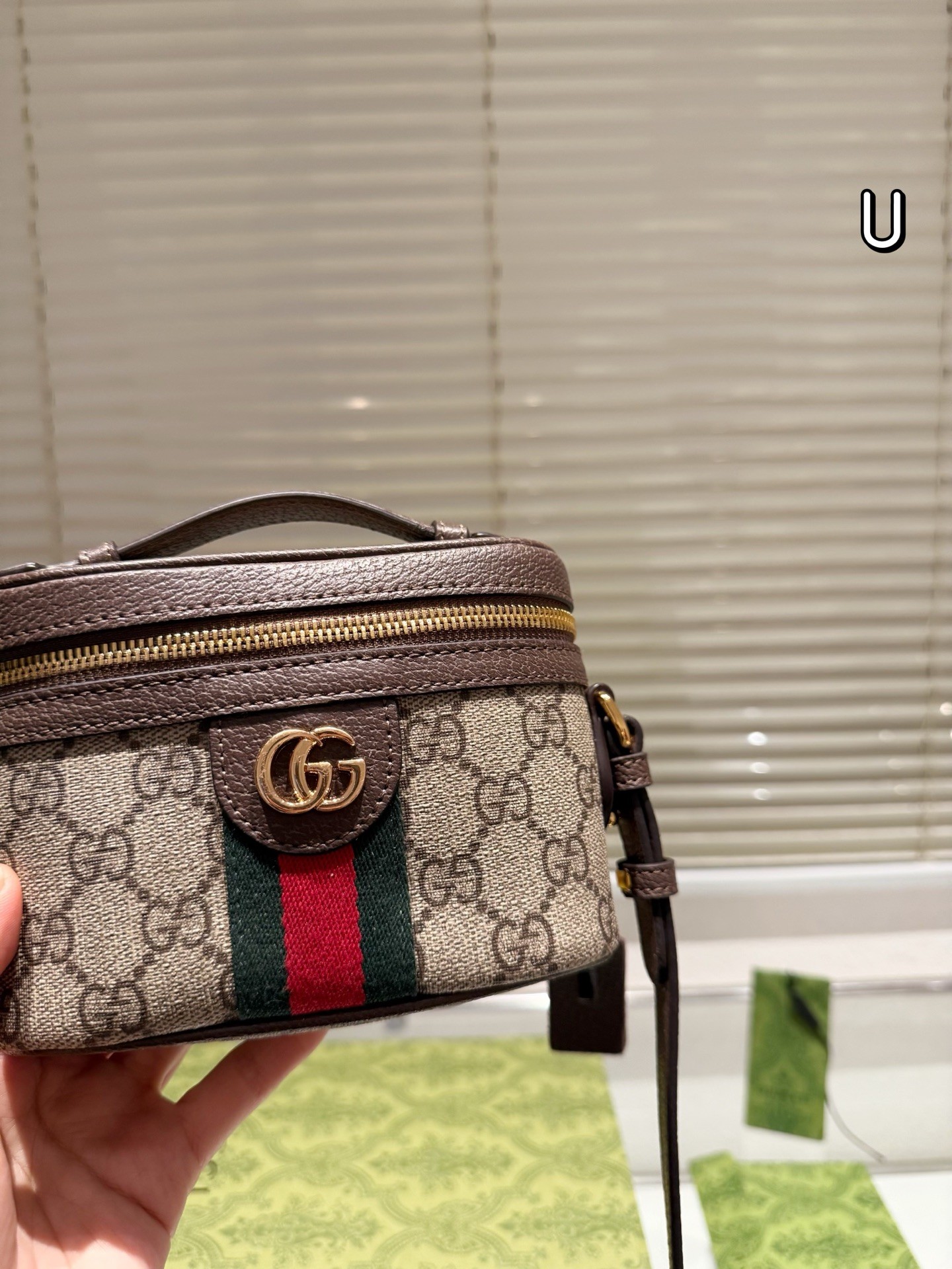 Gucci Ophidia GG Supreme Mini Cosmetic Case