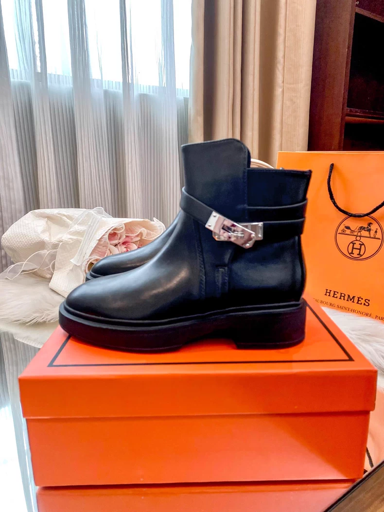 (Hermès) Veo Ankle Boots
