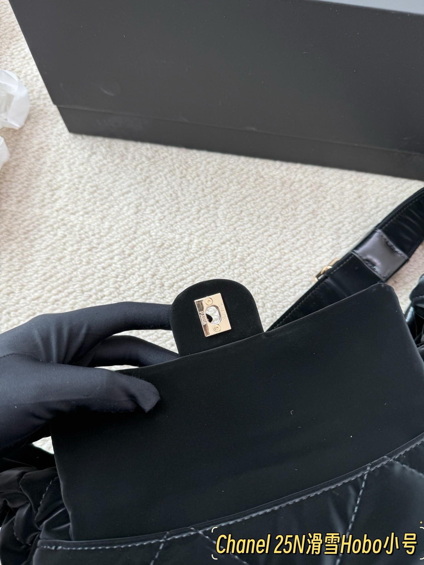 Chanel 25N Coco Neige Hobo