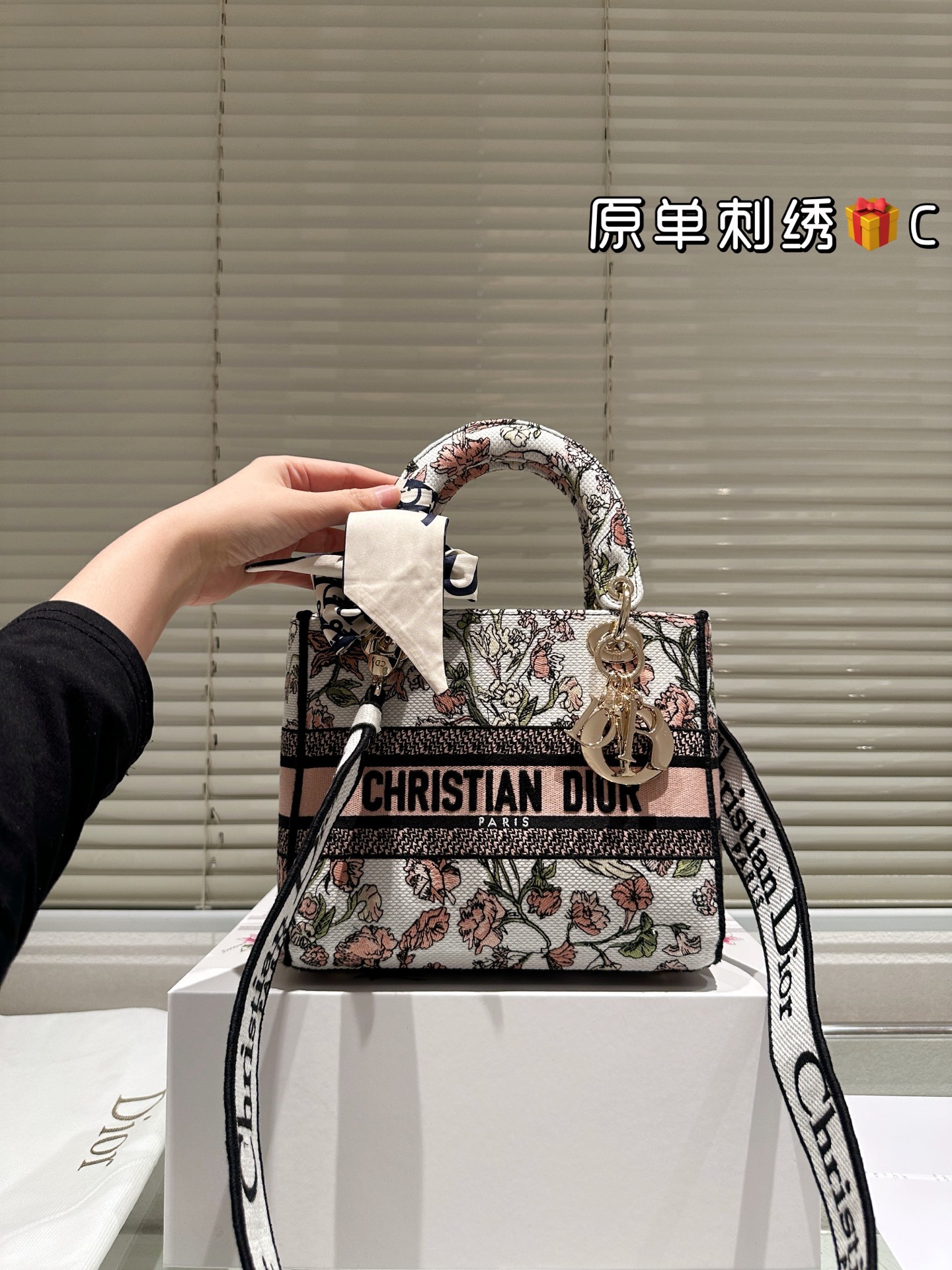 (Dior) Small Lady D-Lite Handbag