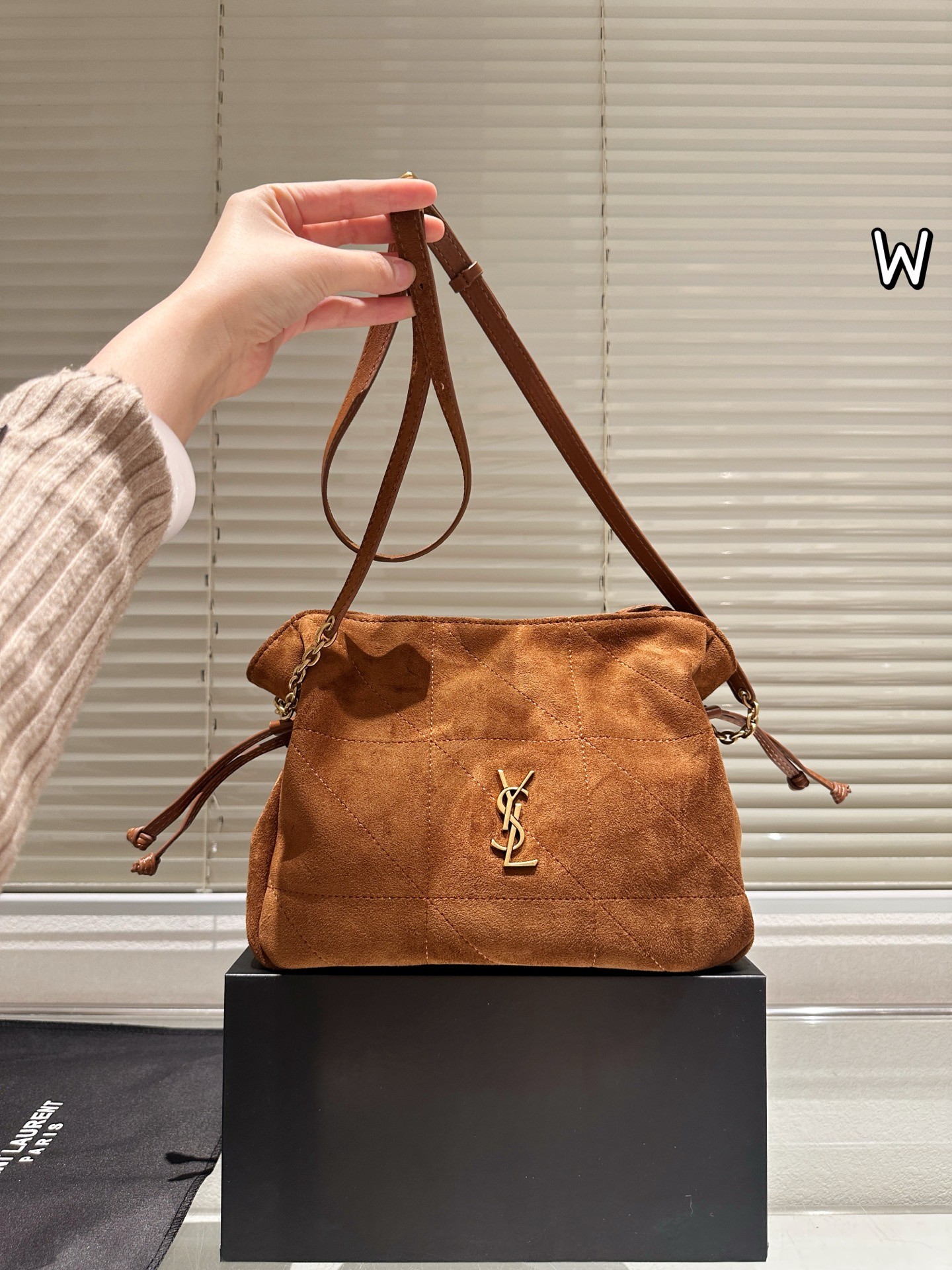 Yves Saint Laurent Jamie Suede Handbag