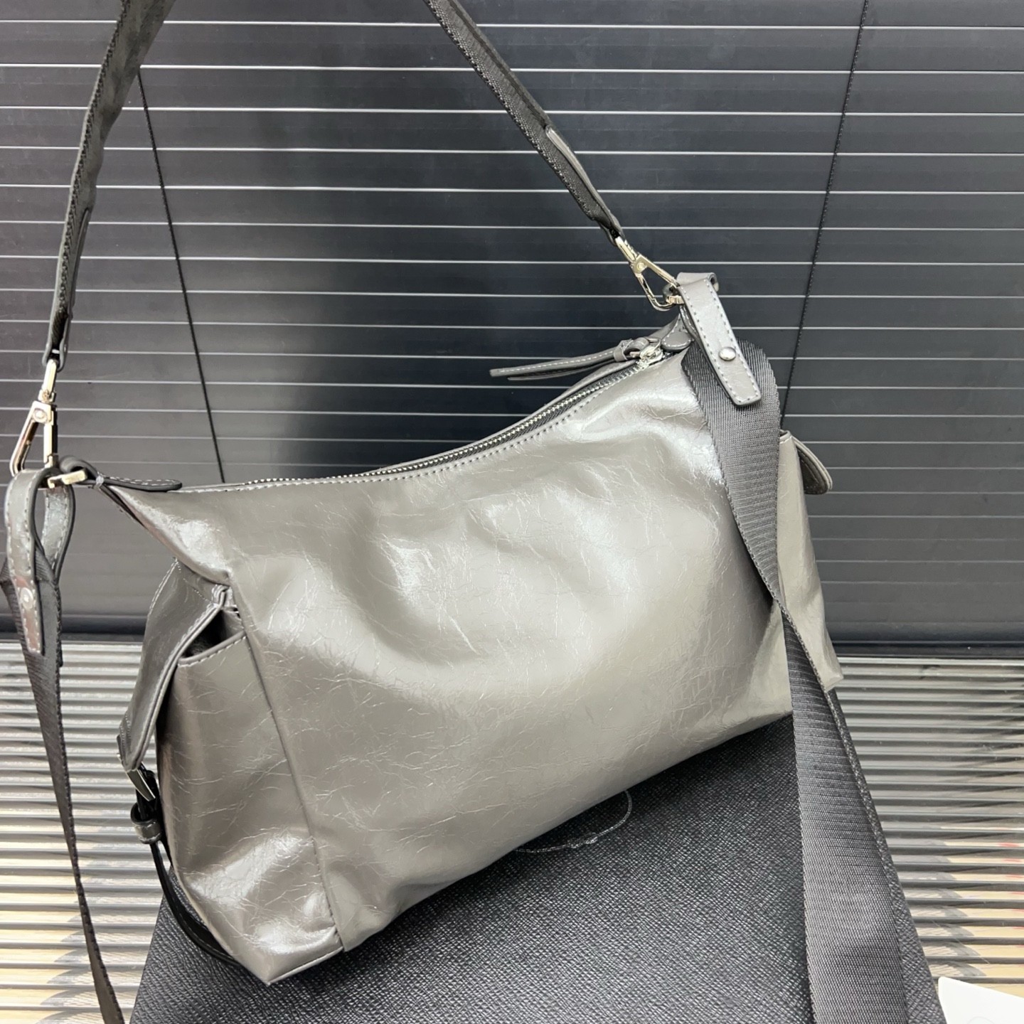 Prada Aimée Medium Leather Shoulder Bag