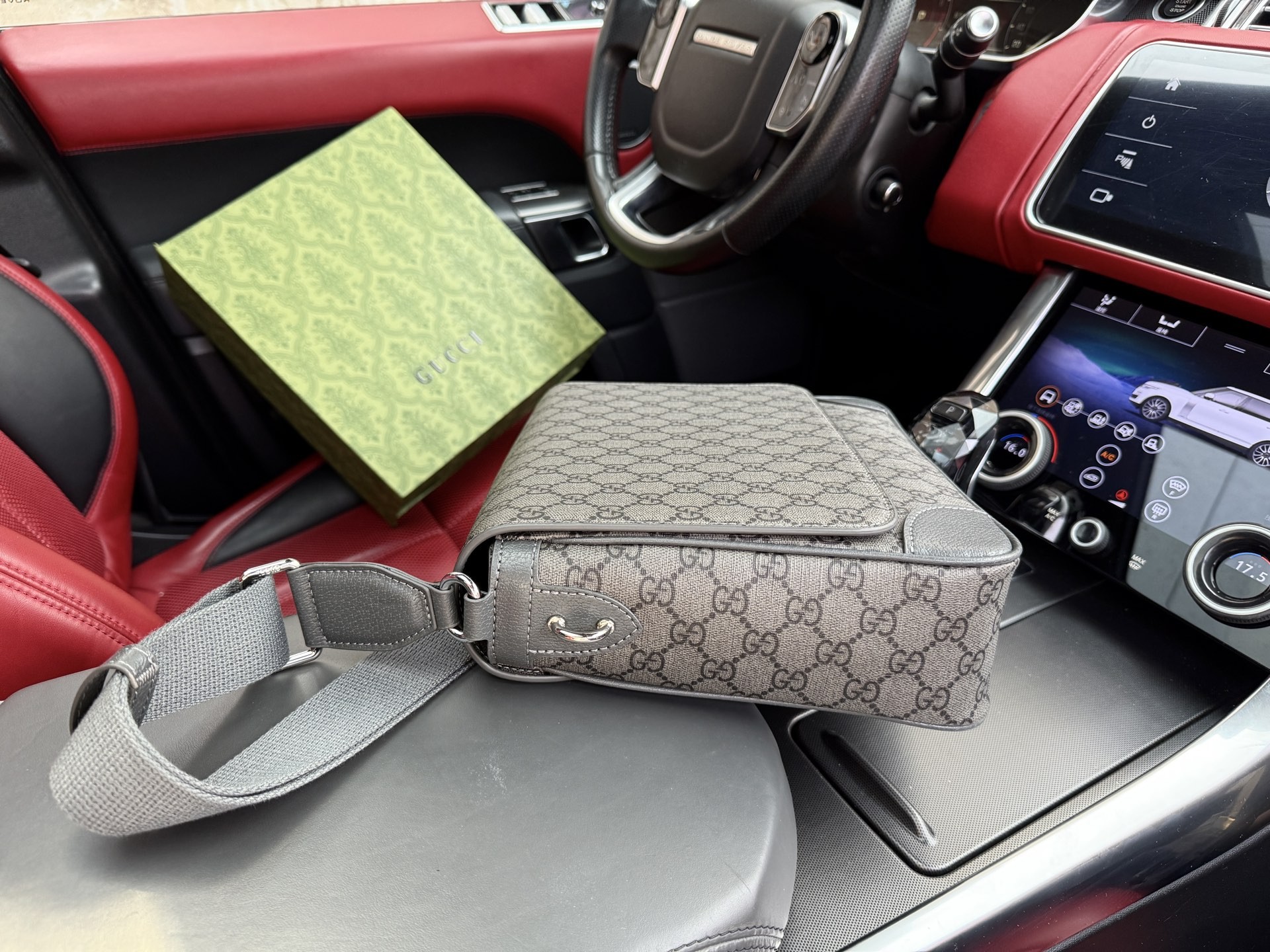 Gucci GG Emblem Medium Crossbody Bag