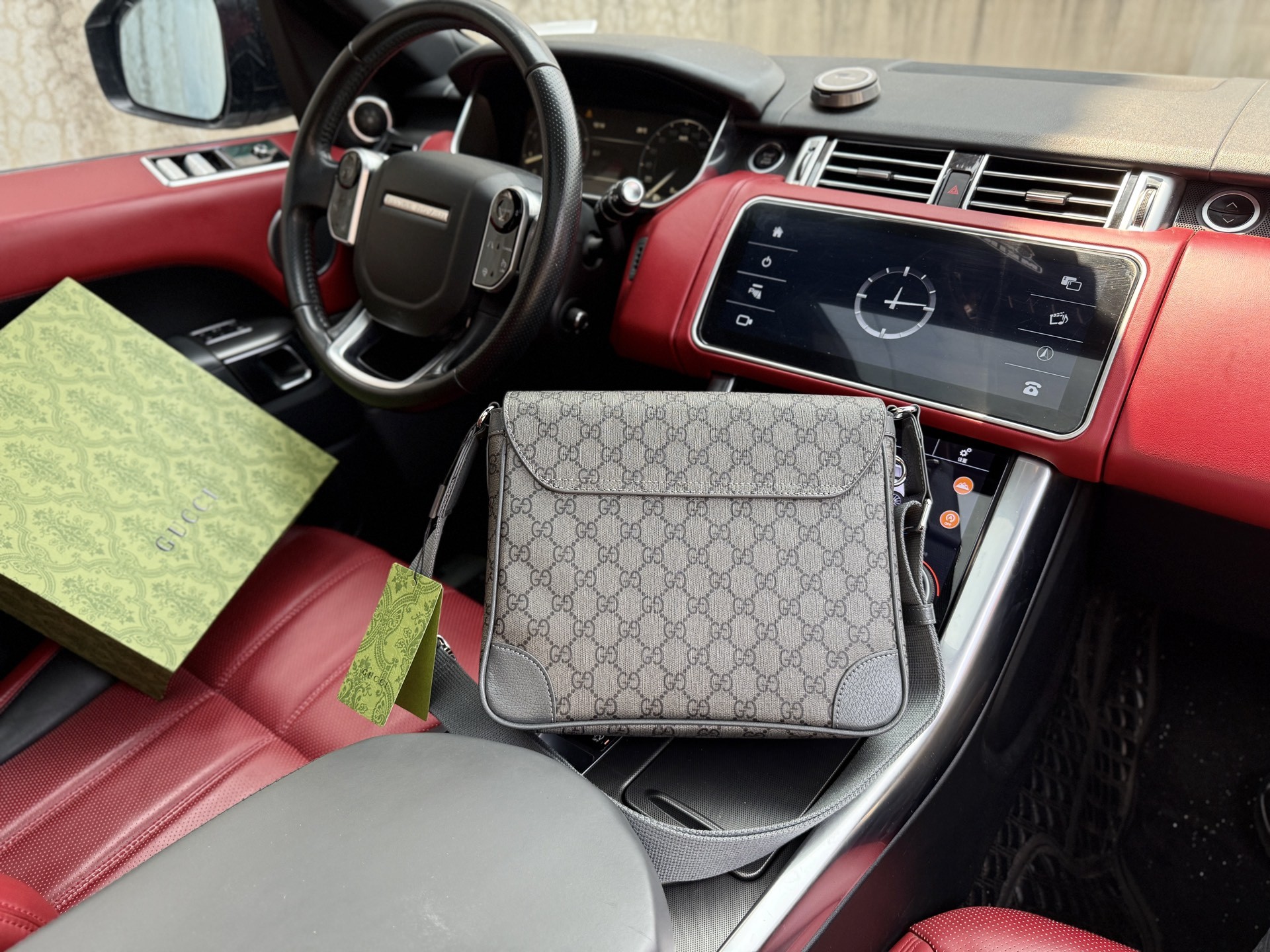 Gucci GG Emblem Medium Crossbody Bag