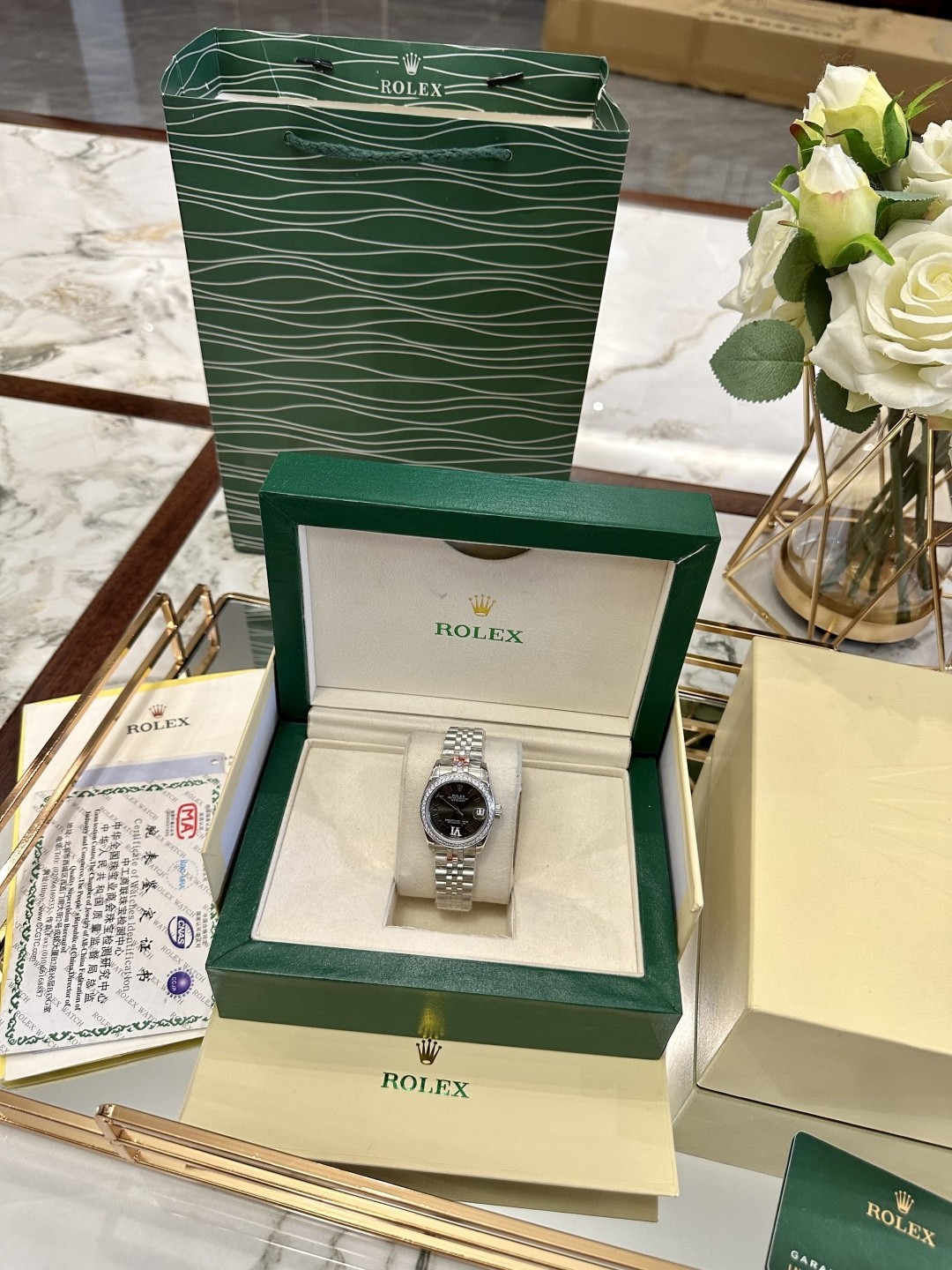 Rolex Oyster Perpetual Datejust 31 watch.