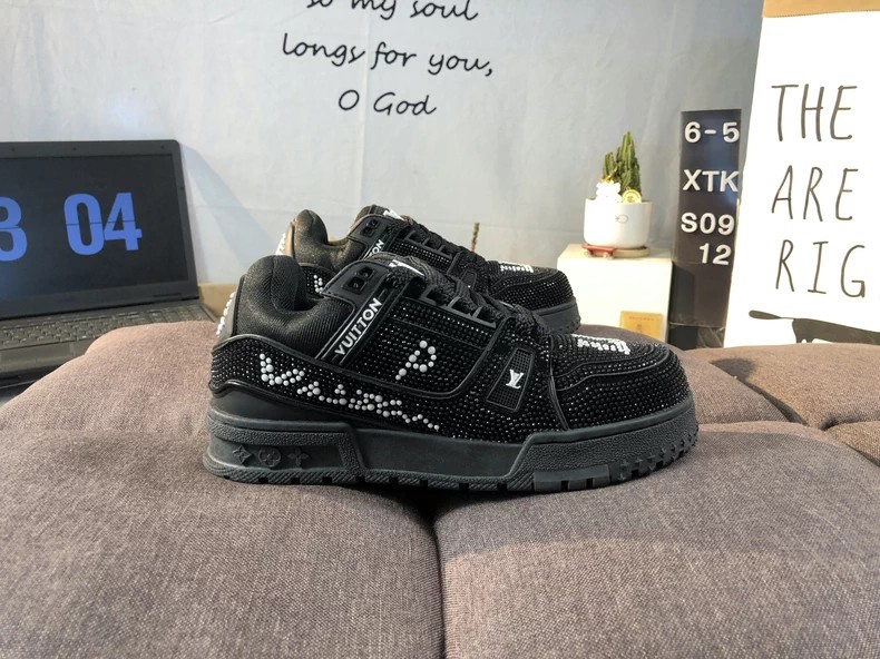 A special edition of the Louis Vuitton LV Skate sneakers.