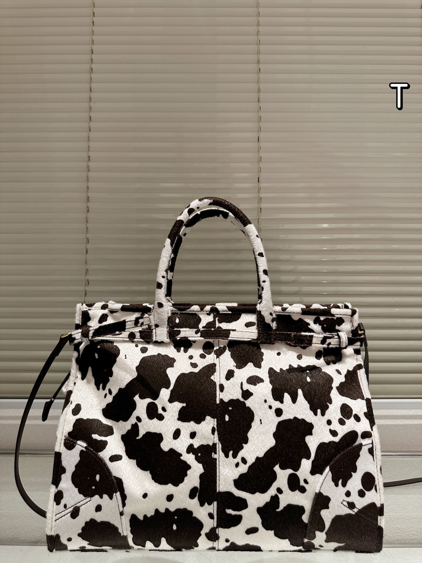 Prada Bonnie Medium Printed Leather Handbag