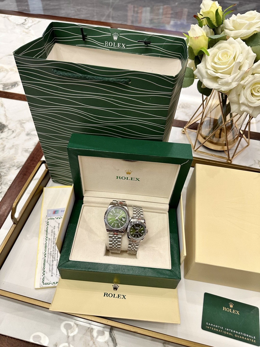 Rolex Datejust matching pair