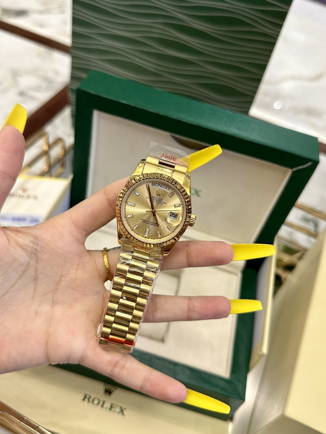 Rolex Day-Date watch, commonly known as the “President's Watch”