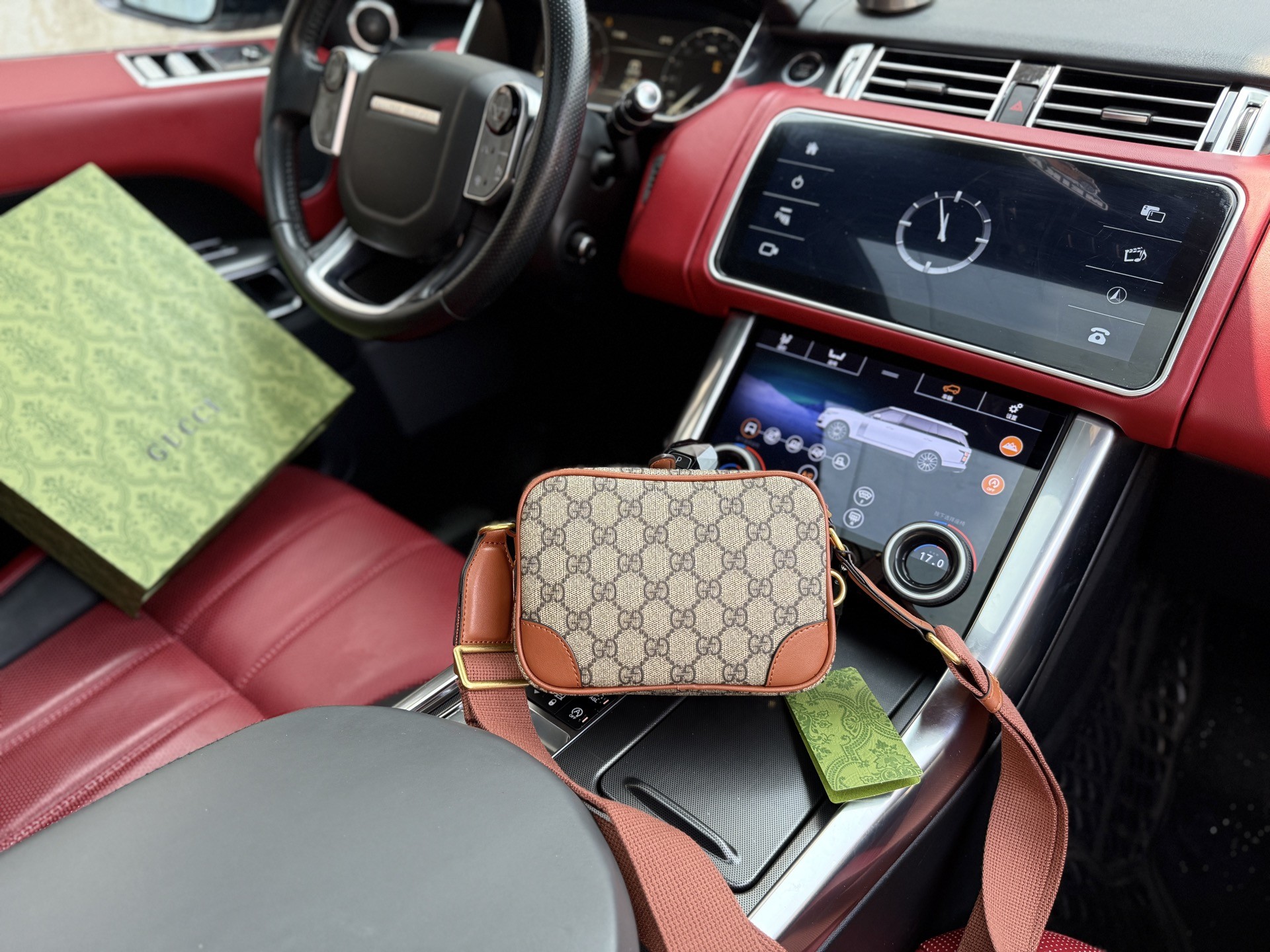 Gucci GG Emblem Mini Crossbody Bag