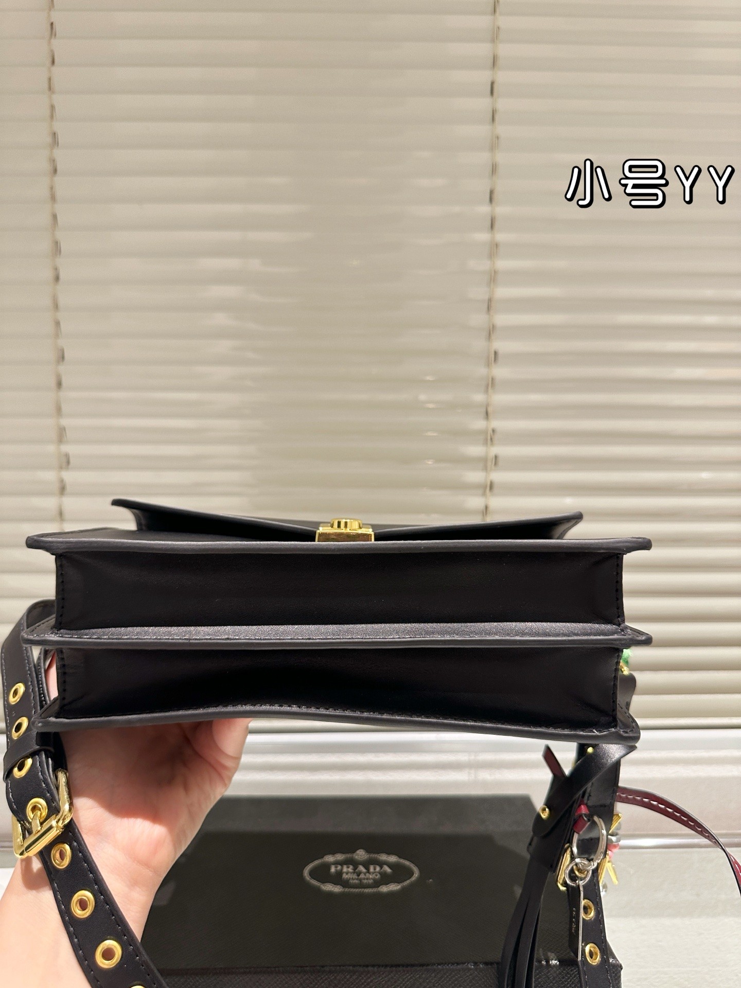 Prada Soft Sound Small Leather Shoulder Bag