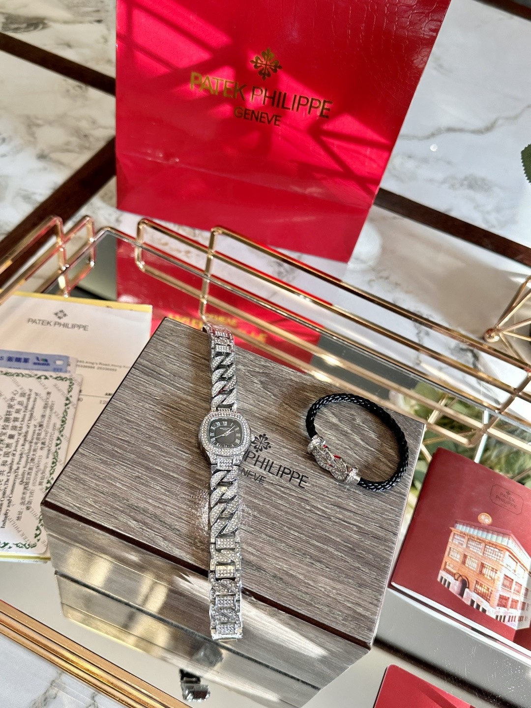 Patek Philippe diamond-set ladies' watch