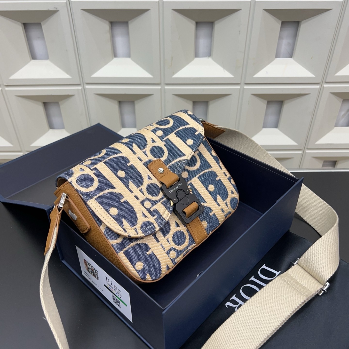 Sac messager Saddle Dior