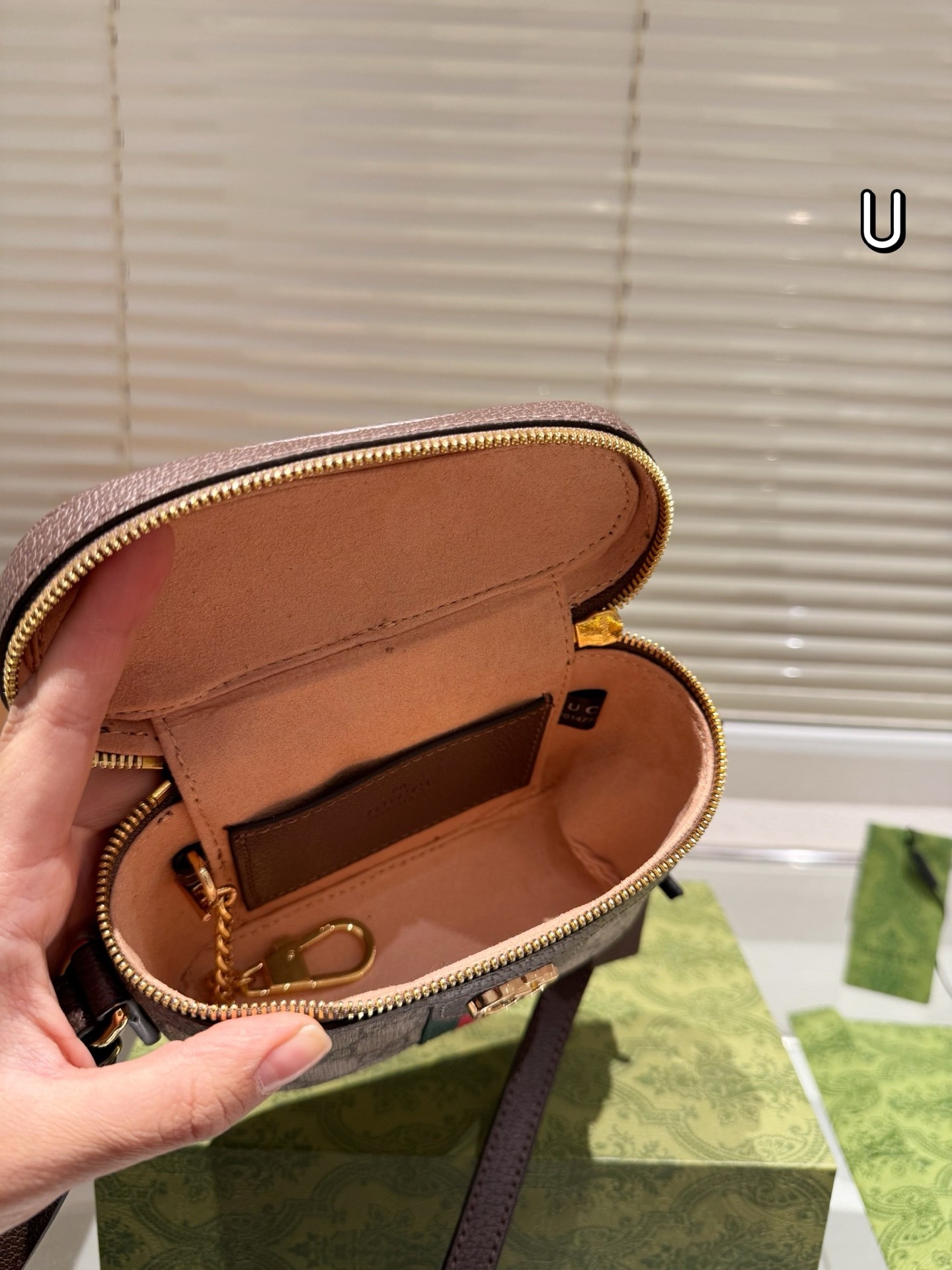Gucci Ophidia GG Supreme Mini Cosmetic Case