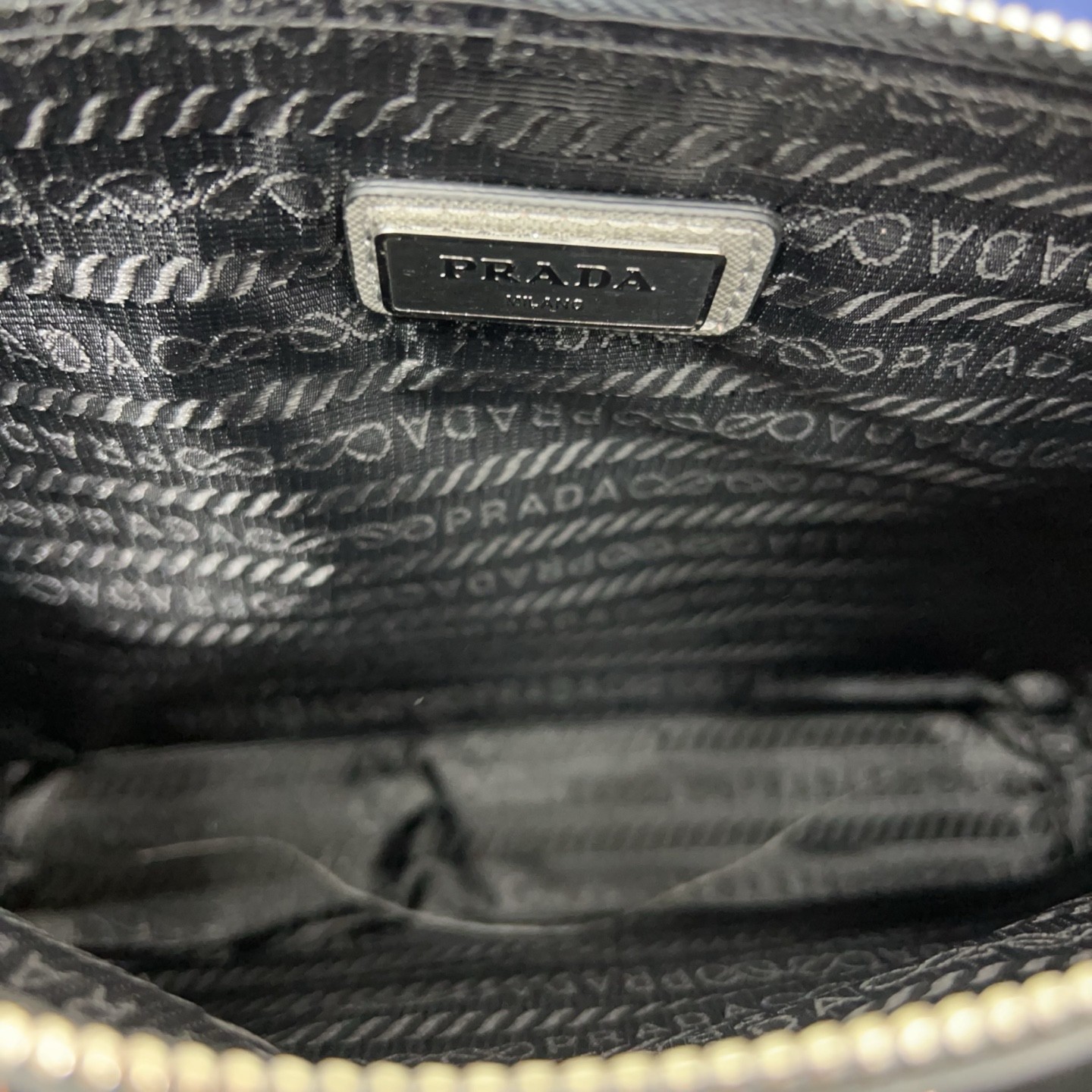 Prada Saffiano Leather Envelope Clutch