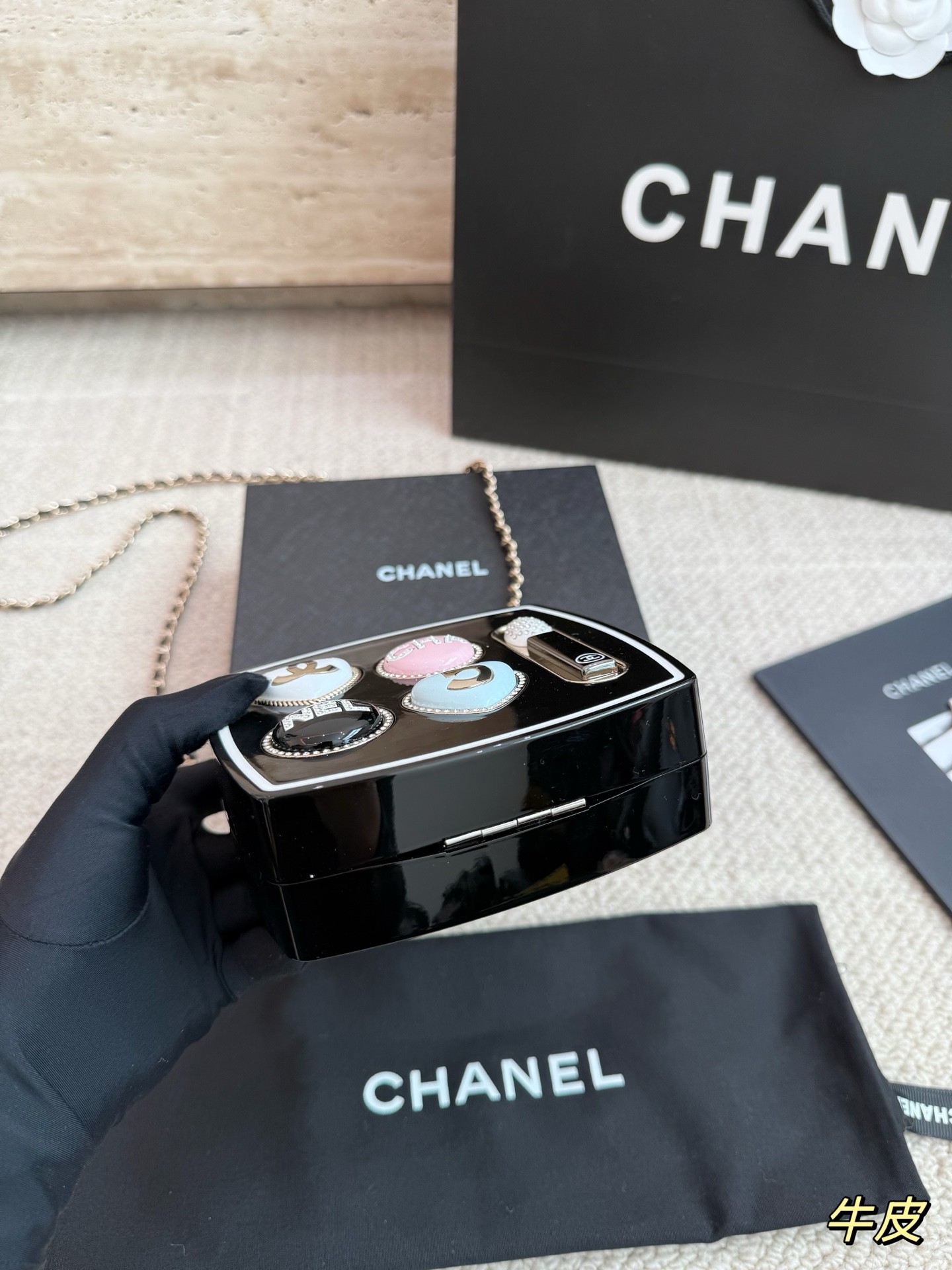 Chanel Makeup Palette Box-Shaped Clutch