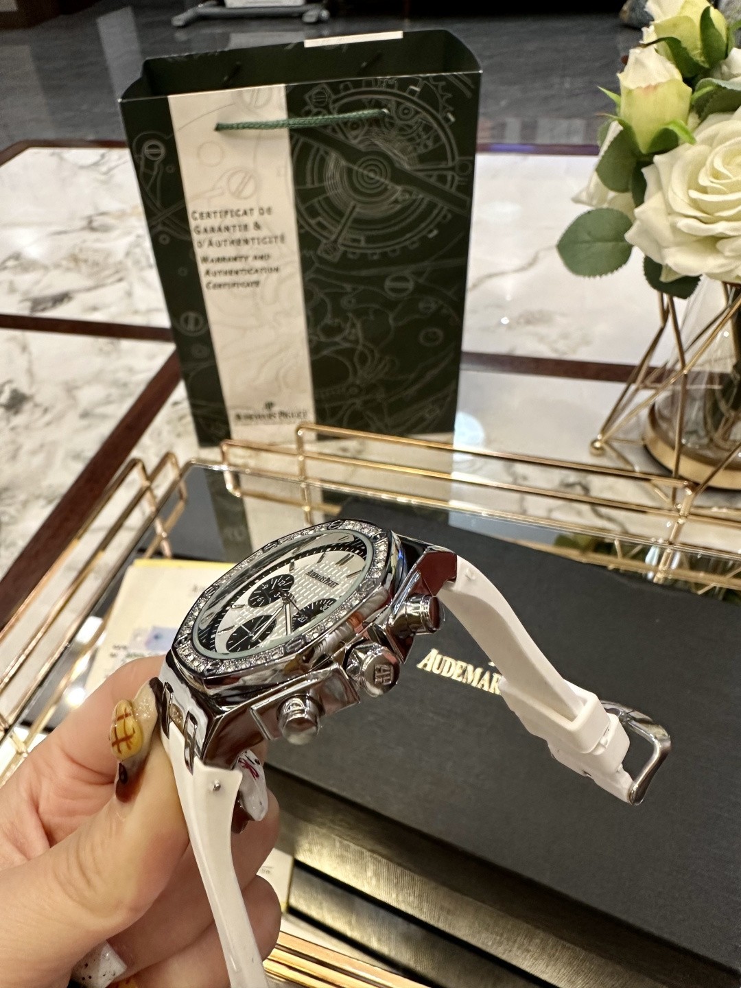 Audemars Piguet Royal Oak Offshore Ladies Automatic Chronograph.