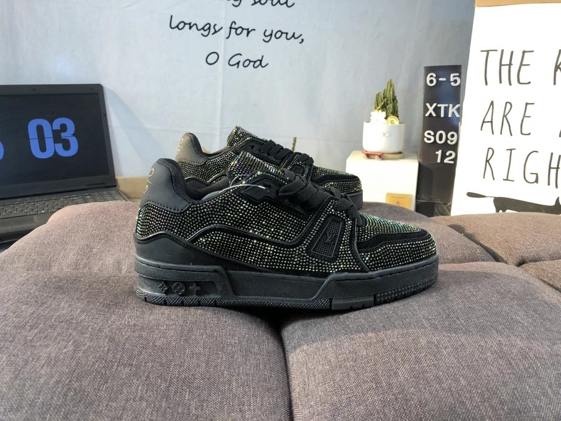 A special edition of the Louis Vuitton LV Skate sneakers.