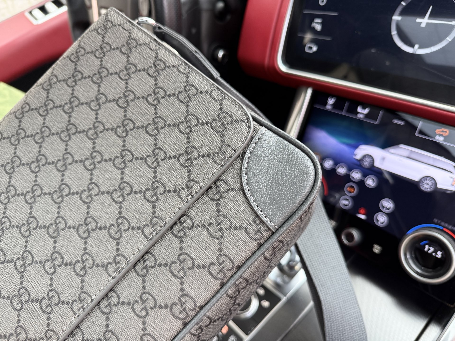 Gucci GG Emblem Medium Crossbody Bag