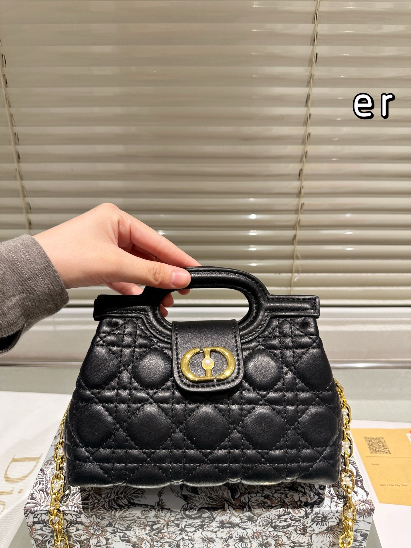 Mini sac à main Dior Jolie avec poignée supérieure