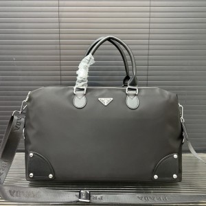 Prada Black Nylon Travel Bag