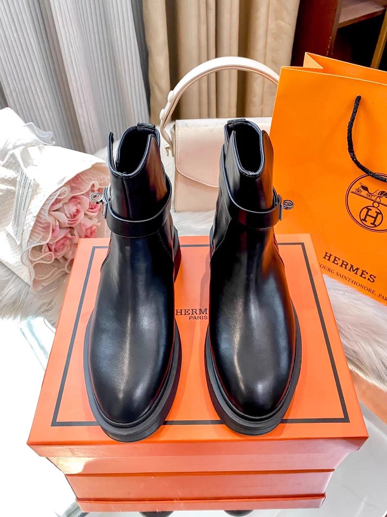 (Hermès) Veo Ankle Boots