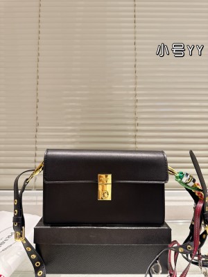 Prada Soft Sound Small Leather Shoulder Bag