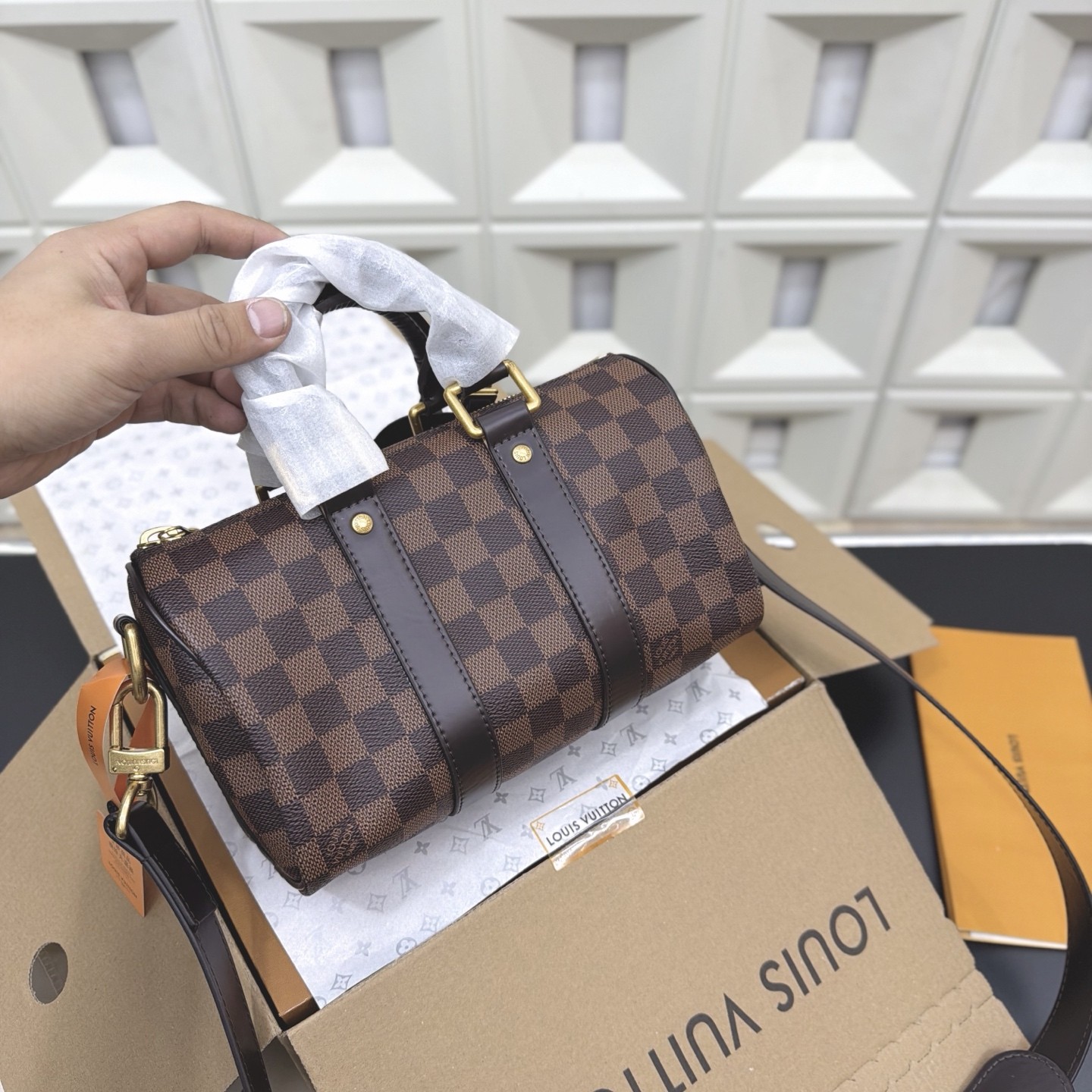 （Louis Vuitton）Damier Ebene