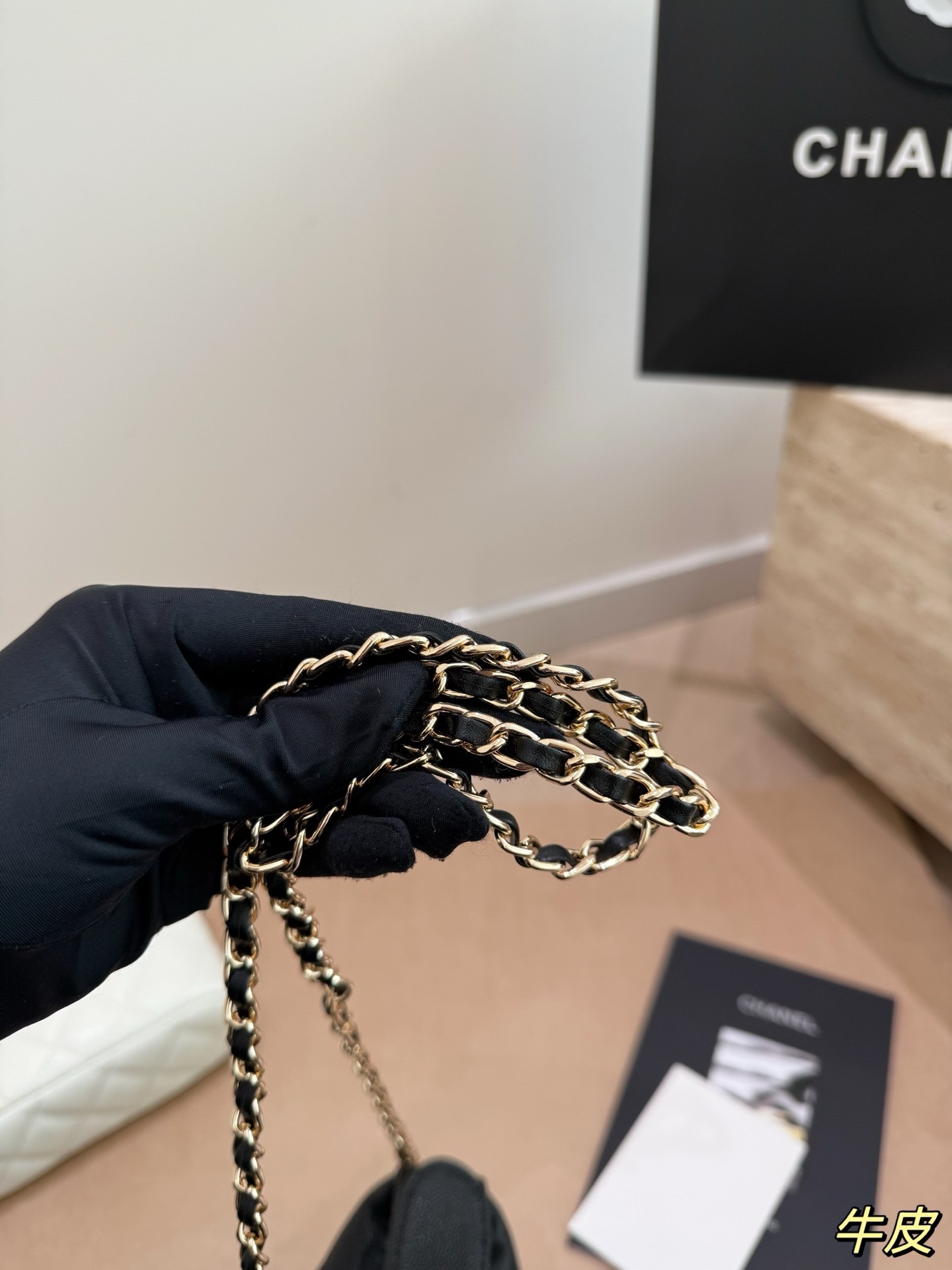 Chanel 25A Quilted Hobo Clutch on Chain