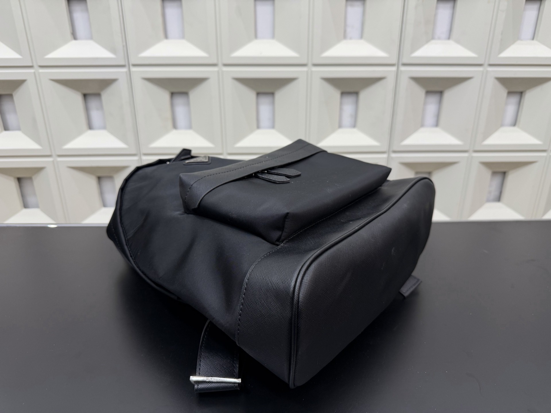 Prada's iconic nylon backpack