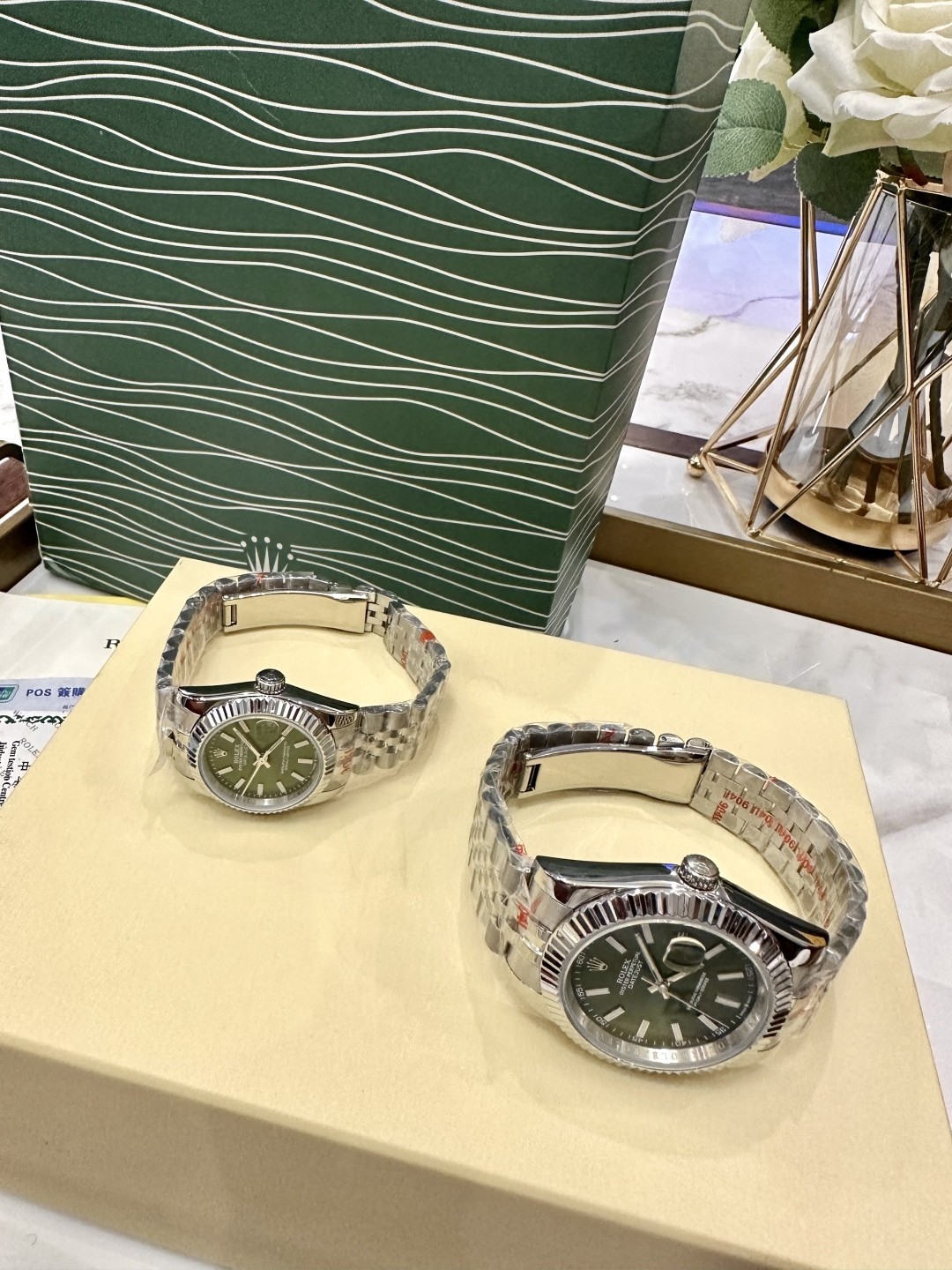 Rolex Datejust matching pair