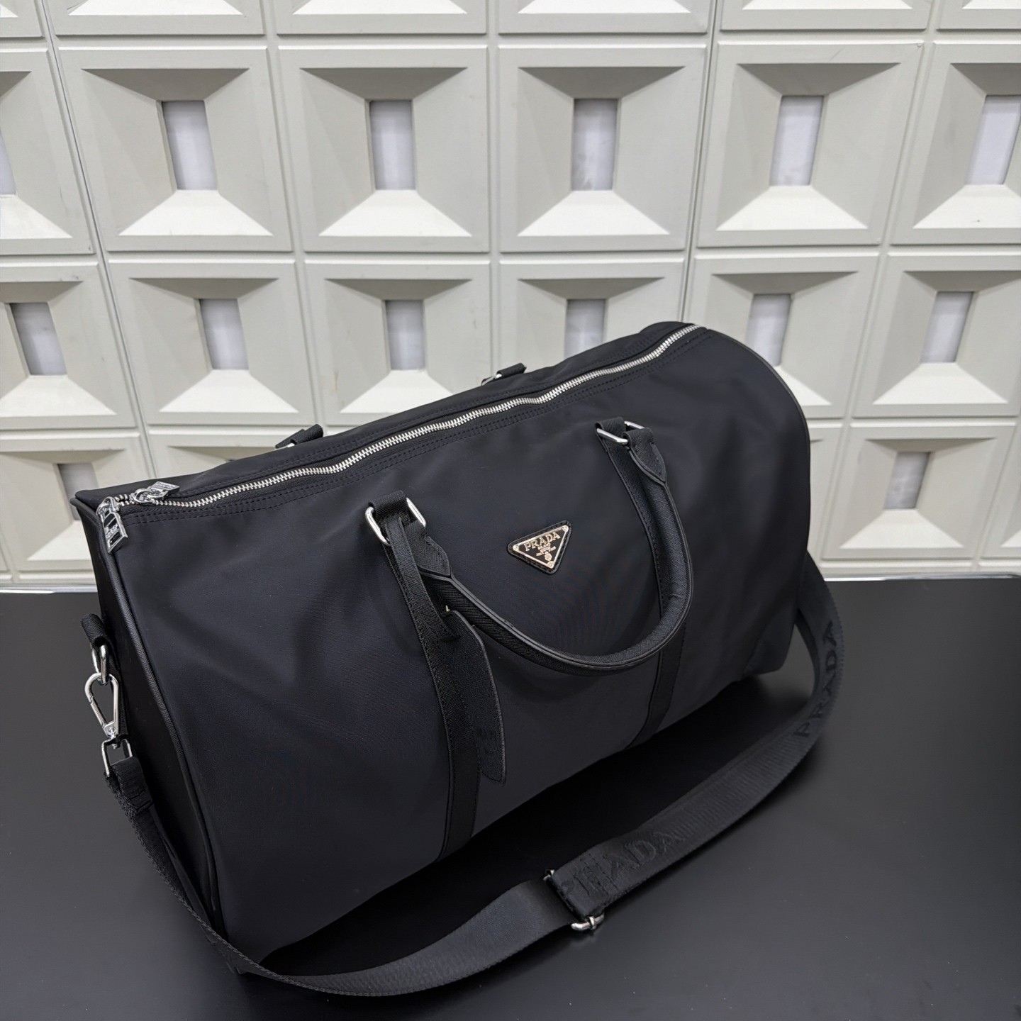 Prada Re-Nylon and Saffiano Leather Luggage