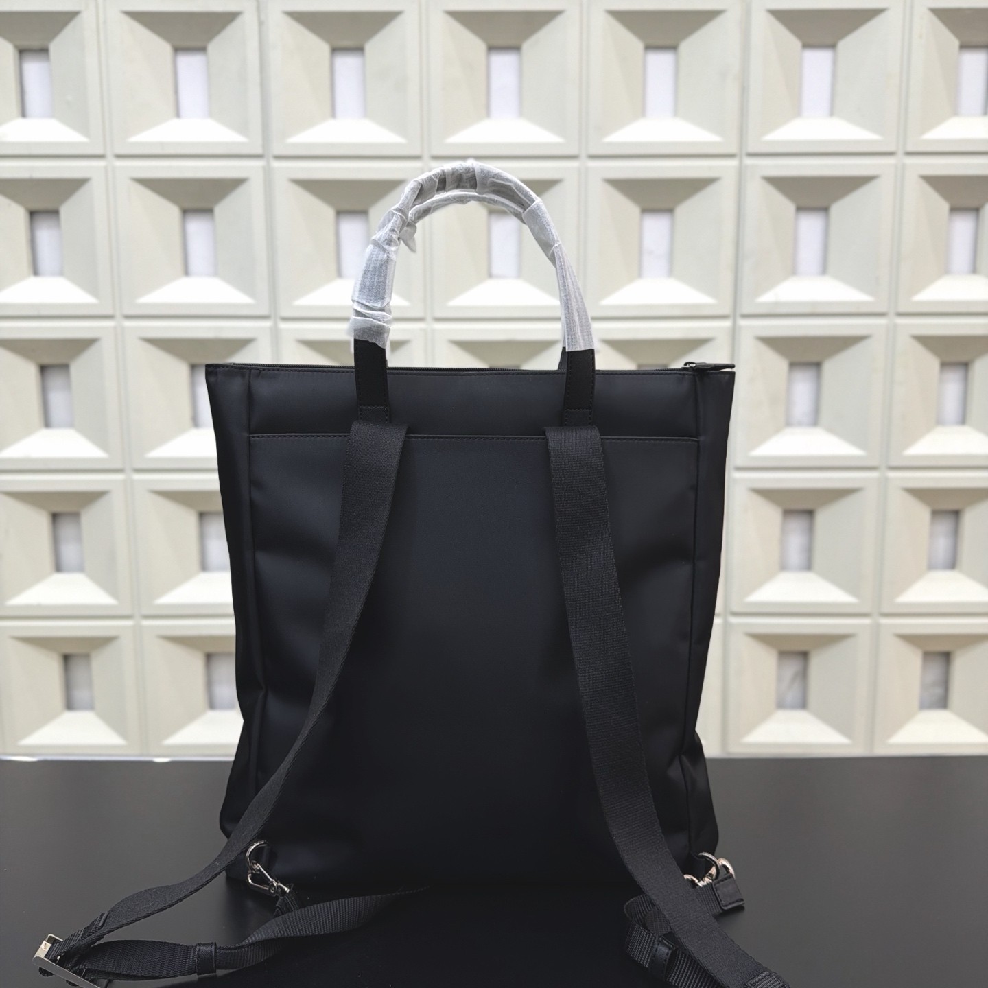 Prada Re-Nylon and Saffiano Leather Tote Bag