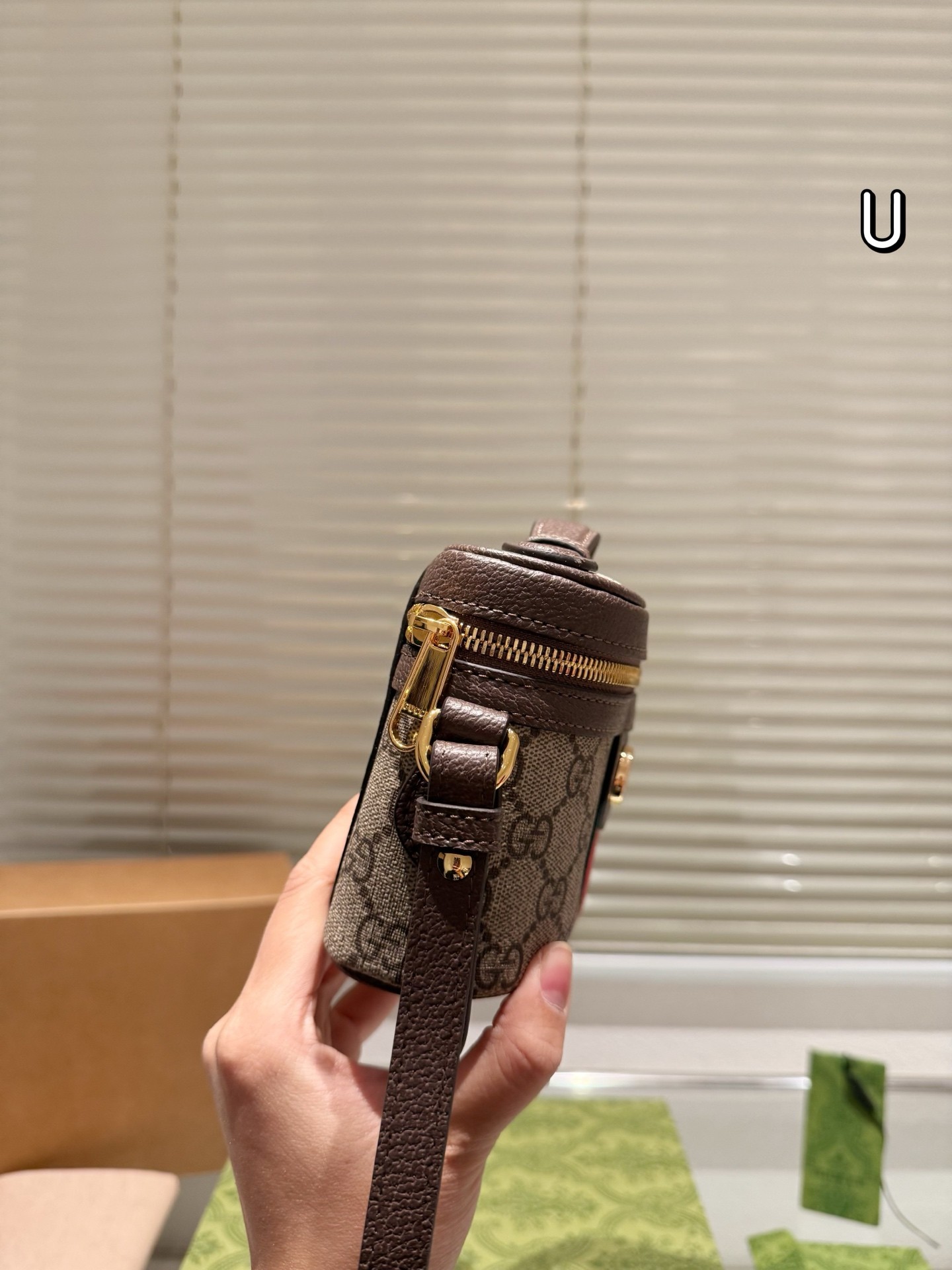 Gucci Ophidia GG Supreme Mini Cosmetic Case